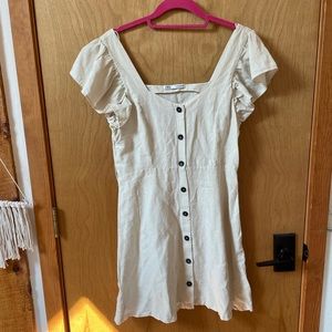 Zara cream dress